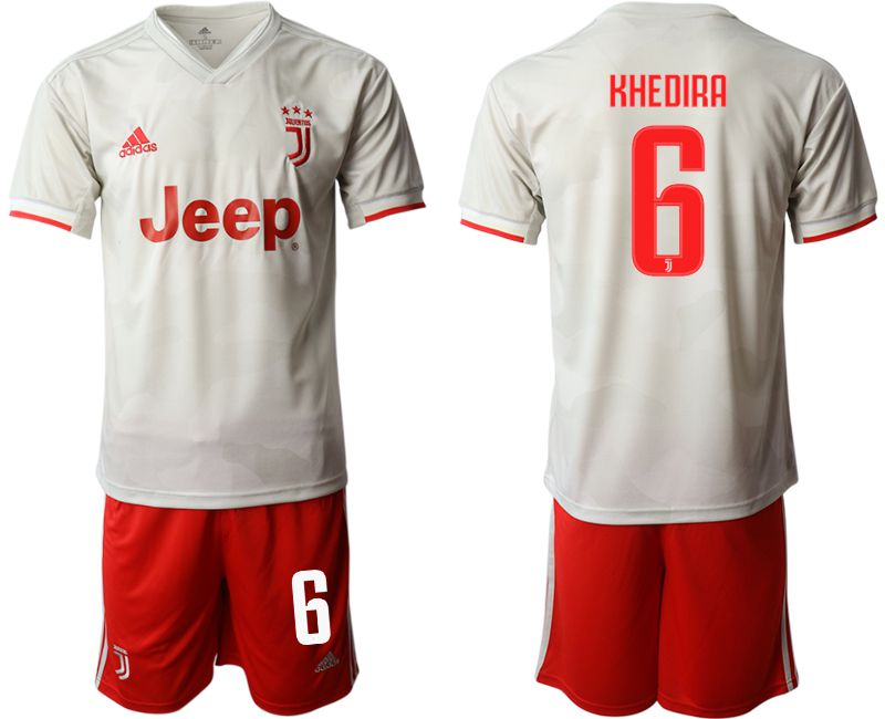 Men 2019-2020 club Juventus FC hoaway #6 white Soccer Jerseys